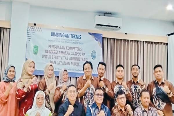 Bimtek Penguatan Kompetensi Kesekretariatan Satpol PP untuk Efektivitas Administrasi dan Layanan Publik