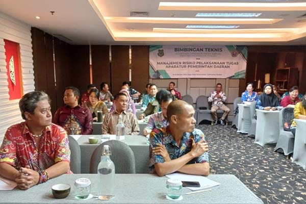 Bimtek Manajemen Risiko Pelaksanaan Tugas Aparatur Pemerintah Daerah