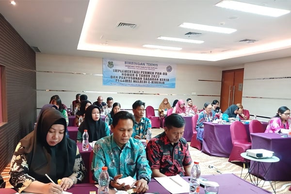 Bimtek Implementasi Permen PAN-RB Nomor 6 Tahun 2022 dan Penyusunan SKP Melalui E-Kinerja