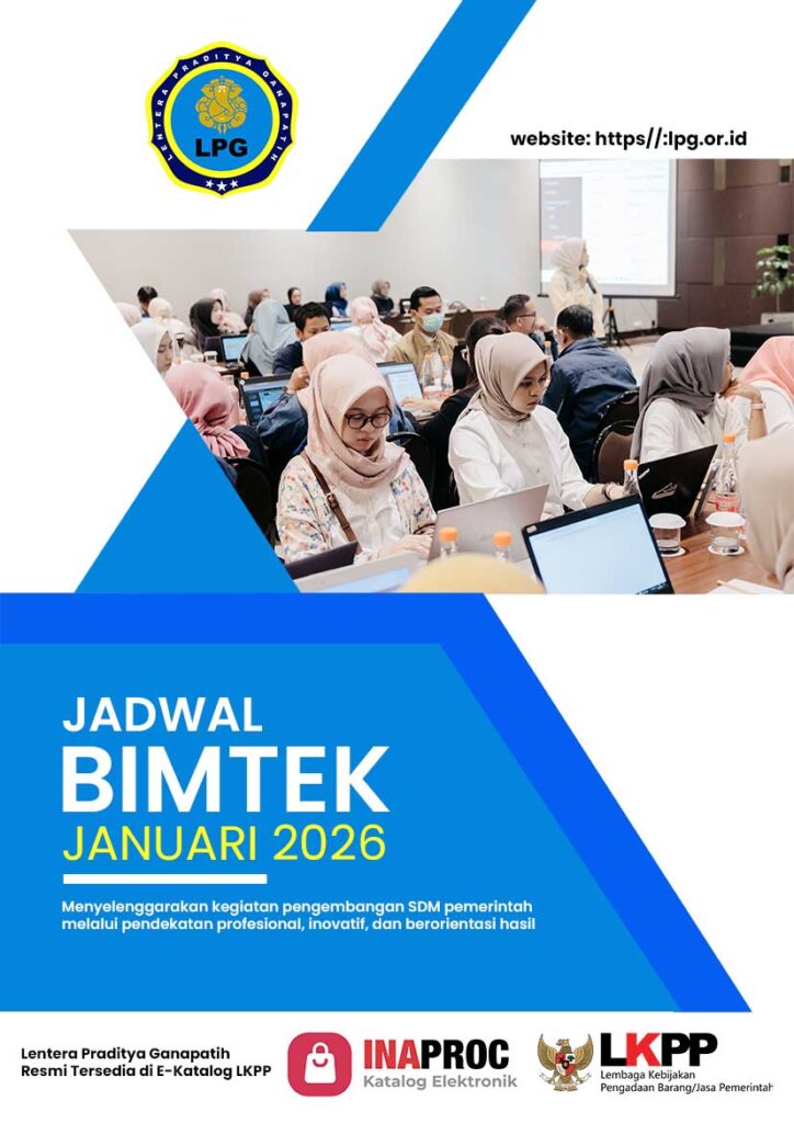 Jadwal Pelaksanaan Kegiatan Bimbingan Teknis Lentera Praditya Ganapatih Januari 2026