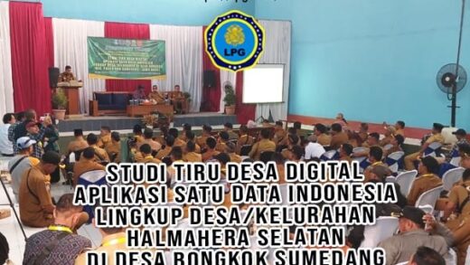 Studi Tiru Desa Digital Aplikasi Satu Data Indonesia Lingkup Desa/Kelurahan Halmahera Selatan Di Desa Bongkok Sumedang