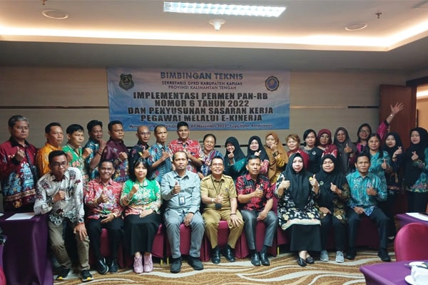 Bimtek Implementasi Permen PAN-RB Nomor 6 Tahun 2022 dan Penyusunan SKP Melalui E-Kinerja
