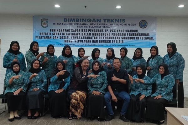 Peningkatan Kompetensi Pengurus TP PKK Kecamatan Sombori Kepulauan, Menui Kepulauan, dan Bungku Pesisir dalam Mendukung Program Pembangunan dan Sosial Kemasyarakatan