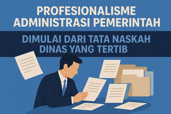 Profesionalisme Administrasi Pemerintah Dimulai dari Tata Naskah Dinas yang Tertib