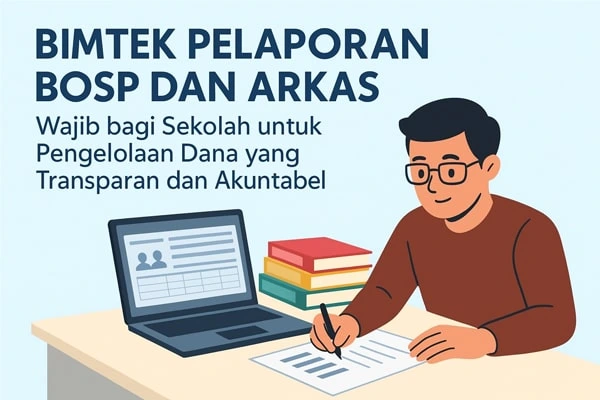 Bimtek Pelaporan BOSP dan ARKAS Wajib bagi Sekolah untuk Pengelolaan Dana yang Transparan dan Akuntabel