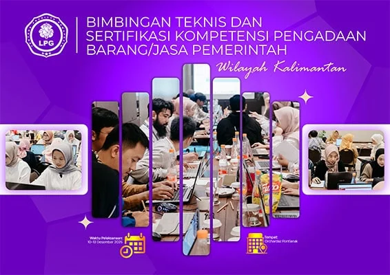 Bimbingan Teknis dan Sertifikasi Kompetensi Pengadaan Barang/Jasa Pemerintah Wilayah Kalimantan post thumbnail image