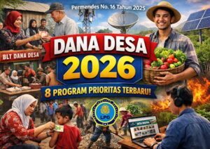 Dana Desa 2026 Resmi Diatur! Ini 8 Fokus Prioritas yang Wajib Diketahui Kepala Desa dan Masyarakat berdasarkan Permendes PDT 16 Tahun 2026