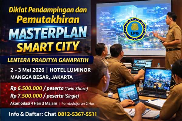 Diklat Pendampingan dan Pemutakhiran Masterplan Smart City: Momentum Strategis Pemerintah Daerah Menuju Transformasi Digital Nyata post thumbnail image