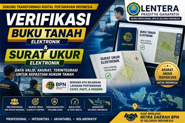 Verifikasi Buku Tanah dan Surat Ukur Elektronik: Fondasi Modernisasi Layanan Pertanahan Indonesia